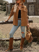 LUNE Solid Color Button-Up Casual Long Sleeve Shirt